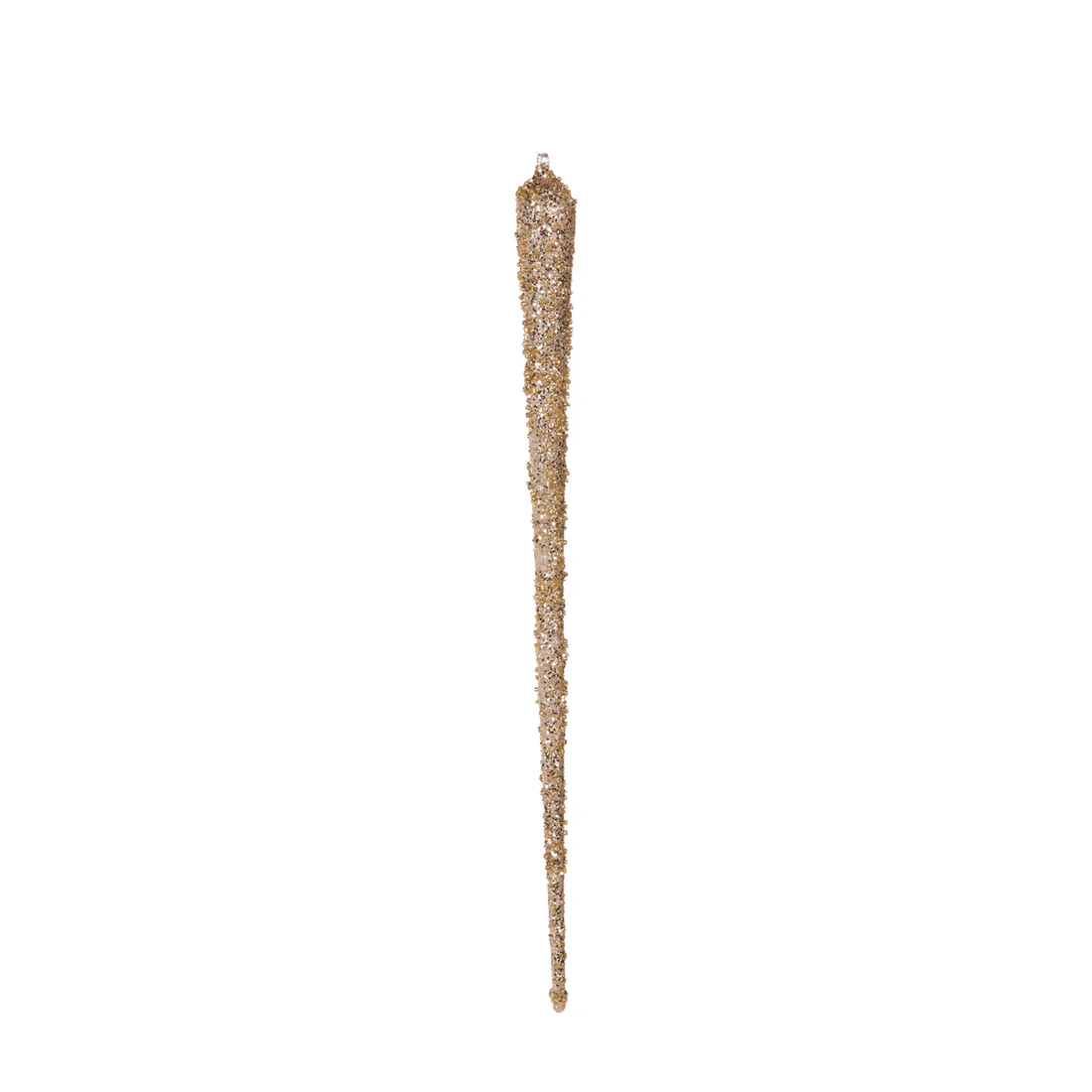 CHAMPAGNE GLITTERED DROP