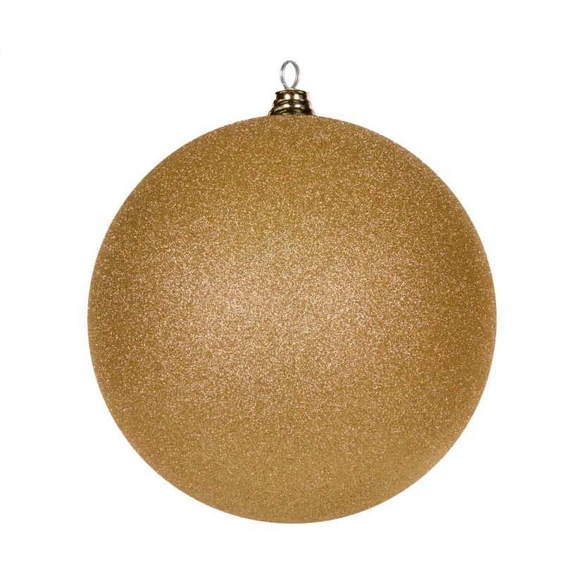 30 CM GOLD GLITTER BAUBLE