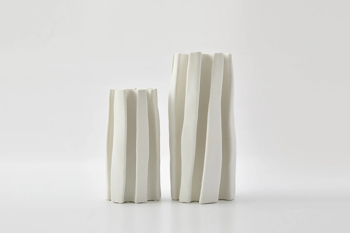 BOX PLEAT VASE