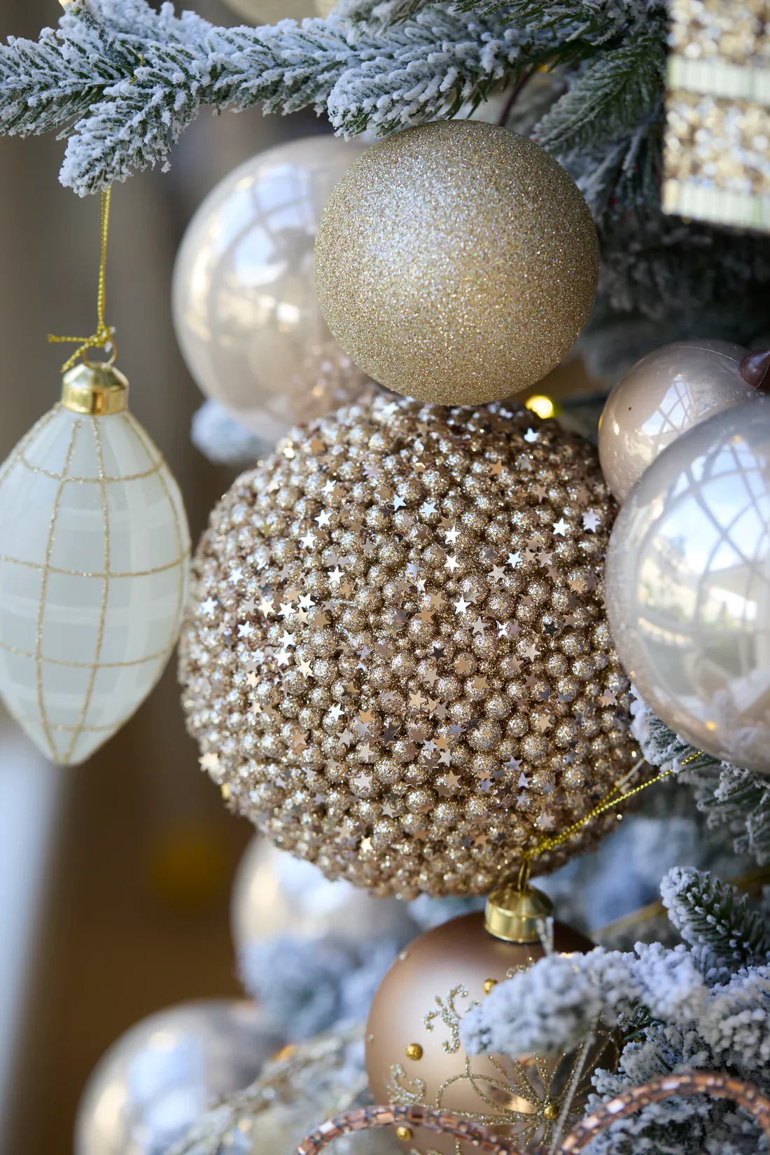 XL CHAMPAGNE PEARL BUBBLE BAUBLE - Image 2
