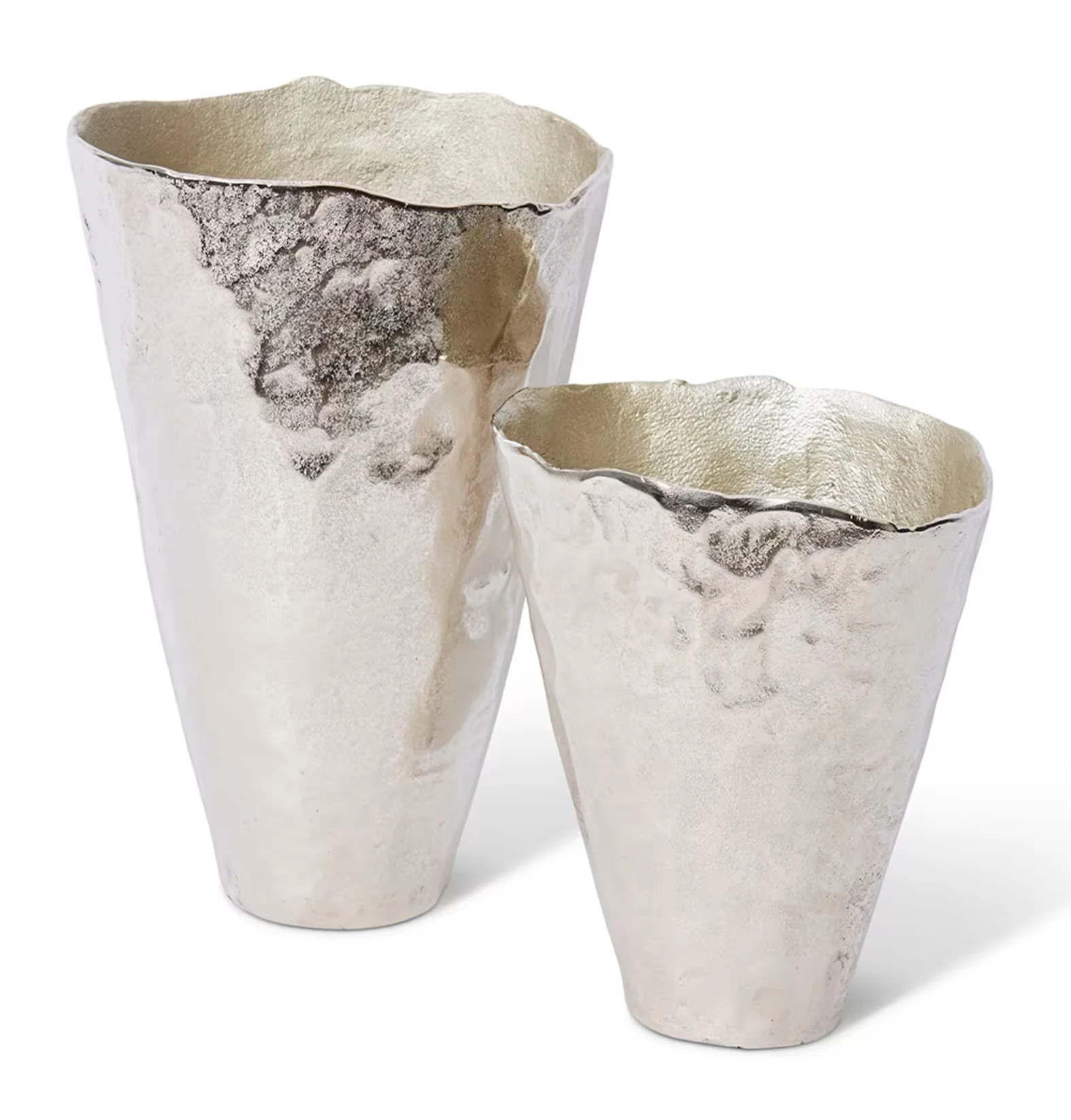 Kahari Vase Nickel 26x20x38cm - Image 3