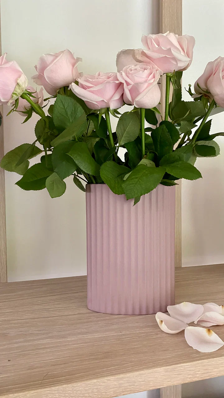 RIPPLE VASE LILAC (M) - Image 2